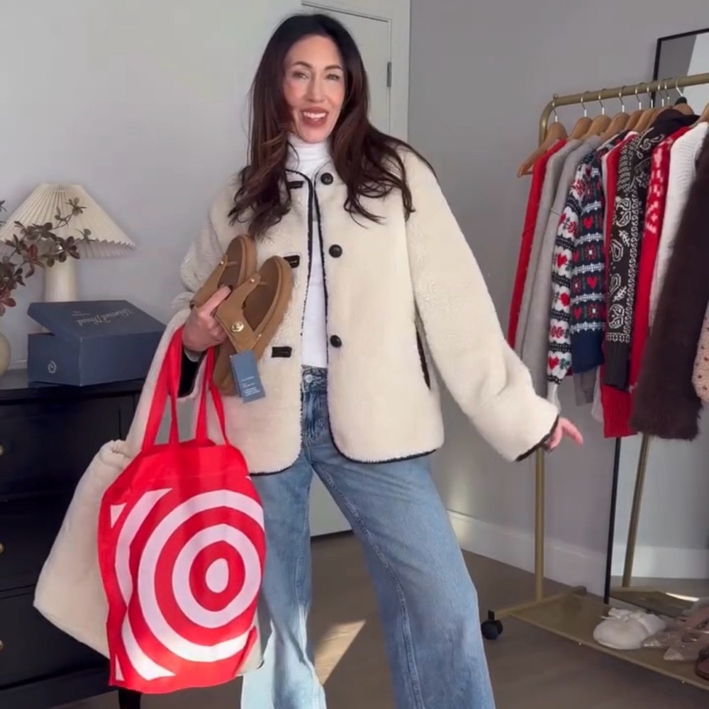 Faux-Shearling Coat from Universal Thread - NWT s… - image 4